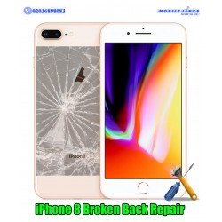 iPhone 8 Broken Back Glass Replacement Repair